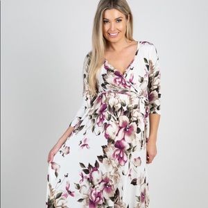 Pink Blush Maternity Maxi Dress